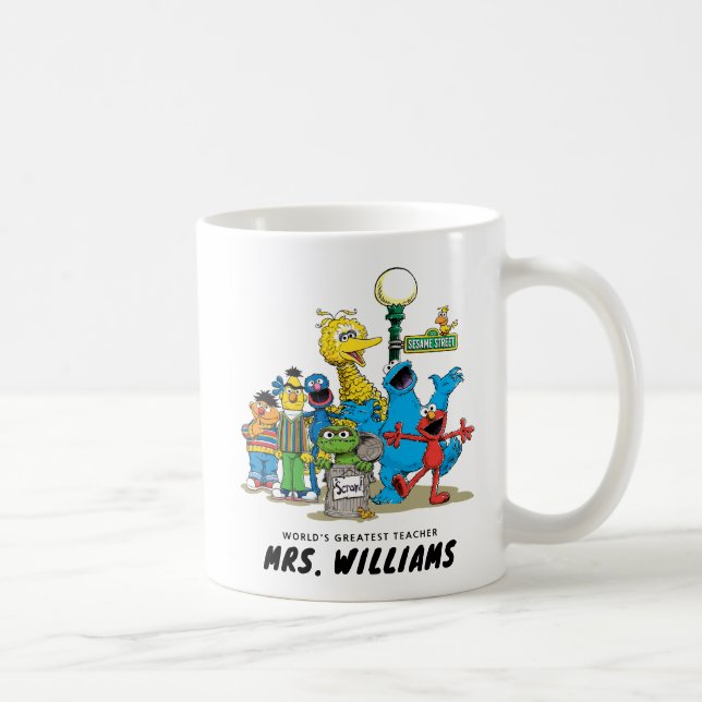 Sesame Street | World's Greatest Teacher Coffee Mug (Right)