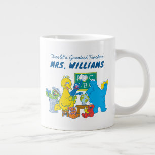 Sesame Street World's Greatest Teacher Large Coffee Mug