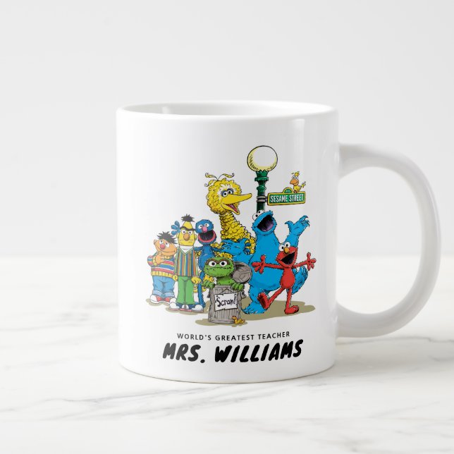 Sesame Street | World's Greatest Teacher Large Coffee Mug (Right)
