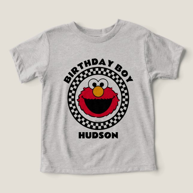 Sesame Street's Elmo Chequered Birthday Boy (Design Front)