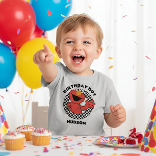 Sesame Street's Elmo Chequered Birthday Boy