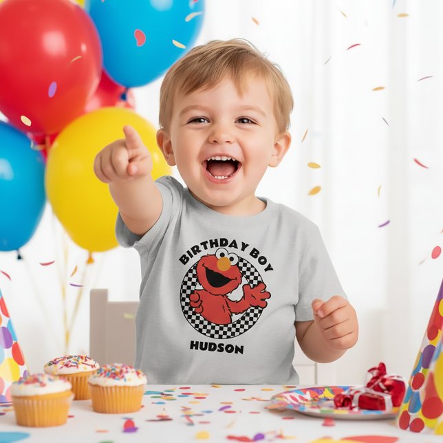 Sesame Street's Elmo Chequered Birthday Boy (Creator Uploaded)