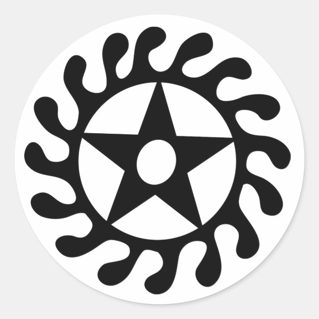 Sese Wo Soban | Life Changes & Transitions Symbol Classic Round Sticker (Front)