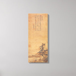 Sesshu Toyo Landscape of Four Seasons - Spring Canvas Print