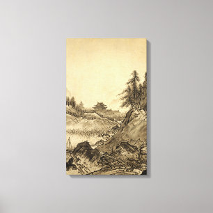 Sesshu Toyo Winter Landscape. Canvas Print