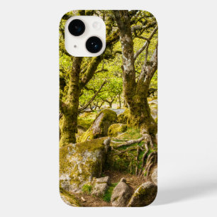 Sessile oaks and moss in Wistman's Wood Case-Mate iPhone 14 Case