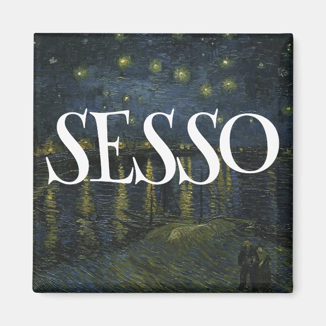 SESSO SEXO REFRIGERATOR MAGNET (Front)