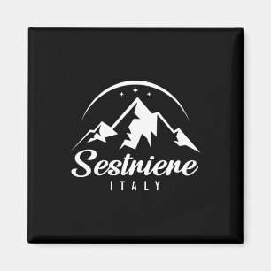 Sestriere Italy Ski Resort Skiing Snowboarding Sou Magnet