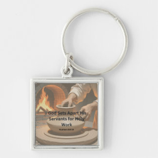 Set Apart for God’s Work- Christian Keychain 