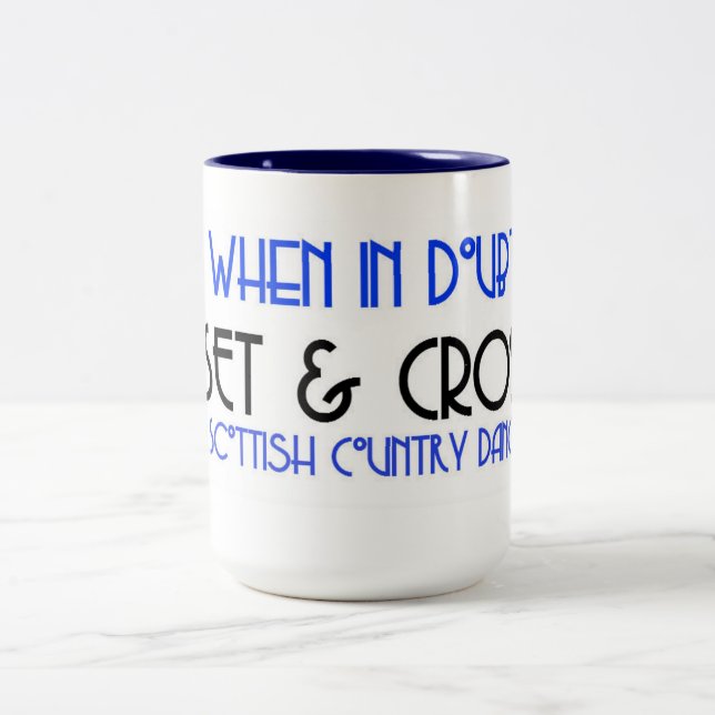 Set & Cross Two-Tone Coffee Mug (Center)