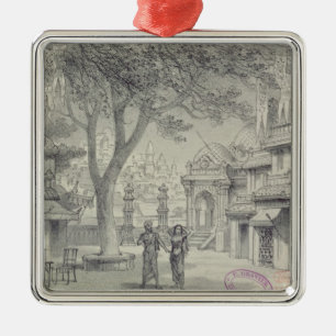 Set Design for Act II of the opera 'Lakme' Metal Tree Decoration