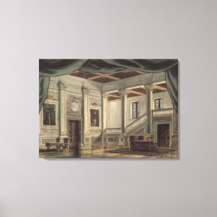 Set design for Act III Canvas Print