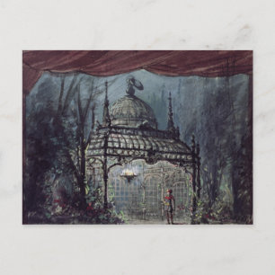Set design for 'The Magic Flute' Postcard