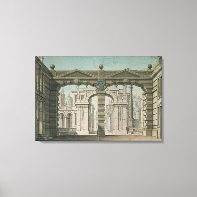 Set design for the world premiere canvas print (Front)
