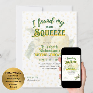Set for Summer   Fun Lemon Squeeze Bridal Shower Invitation