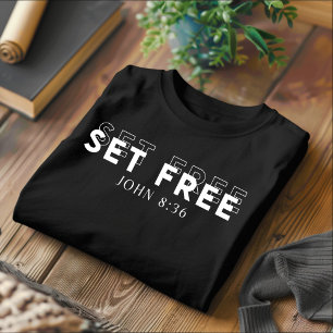 Set Free for Men and Women Christian T-Shirt