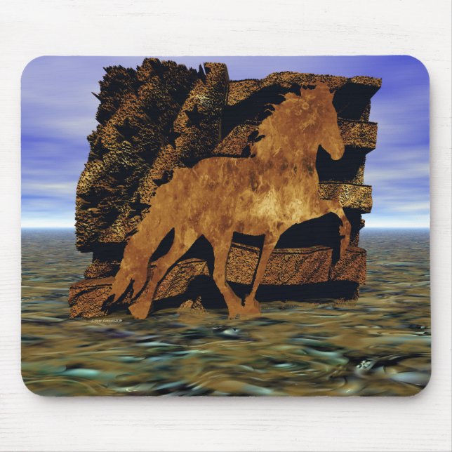 Set in Stone Mouse Pad (Front)