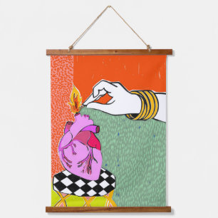 Set My Heart On Fire Hanging Tapestry