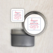 Set of 100 Split Square Return Address Labels