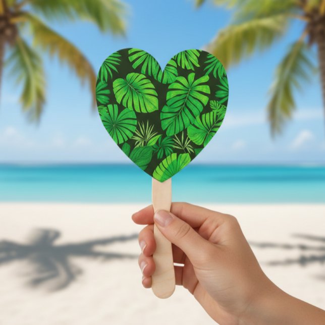 Set of 10 Minimalist Green Leaves Fans - Nature (Creator Uploaded)