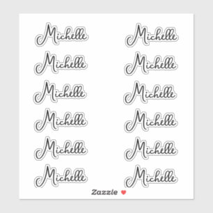 Set of 12 - Elegant Script Name