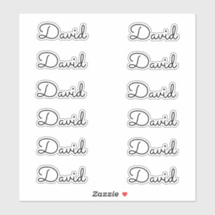 Set of 12 - Elegant Script Name