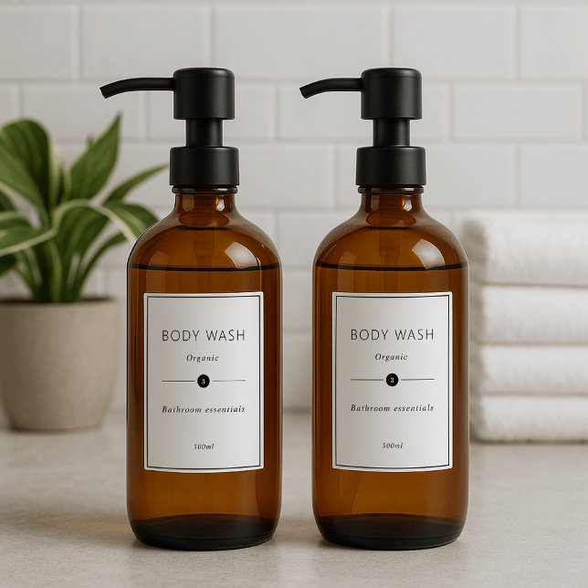 set of 12 Personalised bathroom waterproof label (Creator Uploaded)