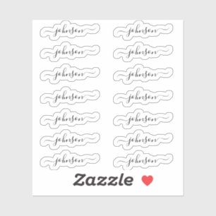 Set of 14 - Custom Elegant Signature Script Name 