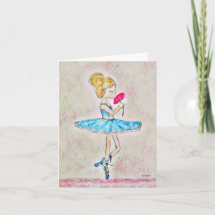 Set of 20 Ballerina Note cards
