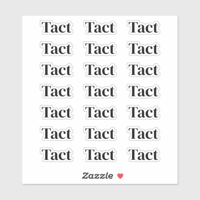 Set of 21 Tact Labels | Autism Therapist (Sheet)