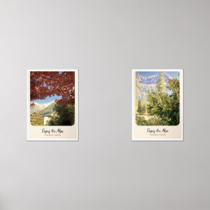 Set of 2 Nature Photo Posters   5×7 Botanical Wall