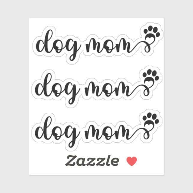 Set of 3 Dog Mum (Sheet)
