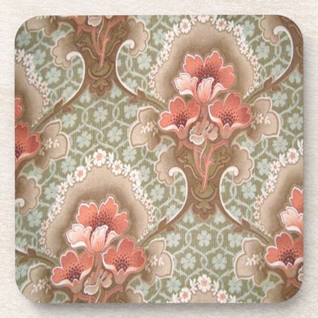 Set of 6 Art Nouveau Coasters (Front)