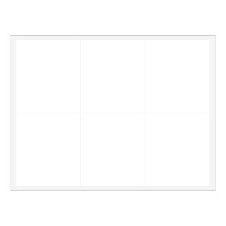 Set of 6 Labels Template (4" x 3.5")