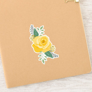 Set of 6 Yellow Rose of Texas - Single Roses