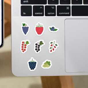 Set of Berry Fruits Stickers