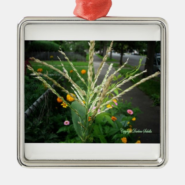 Set of Christmas Flora Metal Tree Decoration (Front)