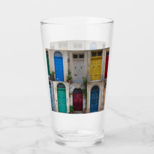 Set of colorful front doors in Malta Glass