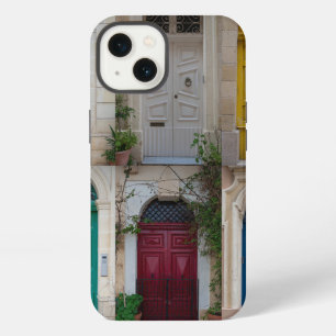 Set of colorful front doors in Malta iPhone 13 Case