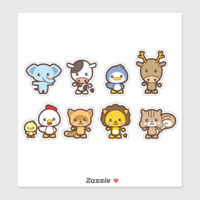 set of cute animals (Sheet)