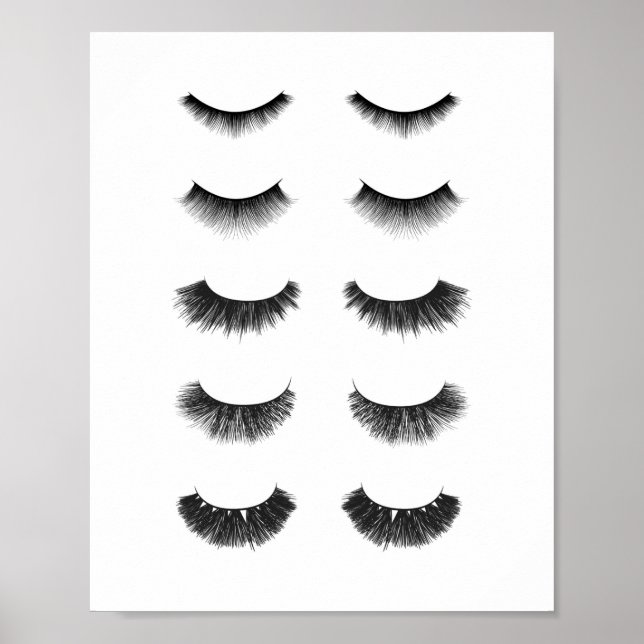 Set of Eyelashes Poster (Front)