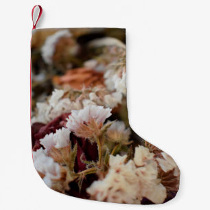 Set of flowers, greeting card abstract, anniversa small christmas stocking