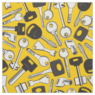 Set of Keys Background Fabric