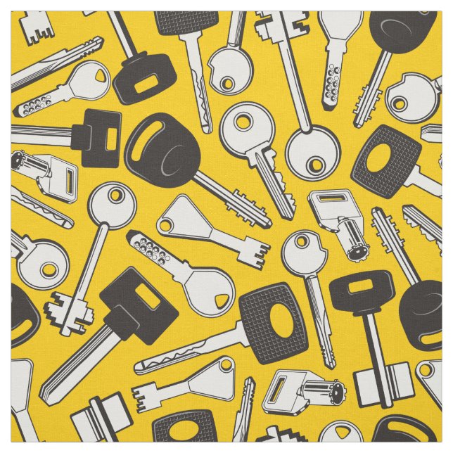 Set of Keys Background Fabric (Swatch)