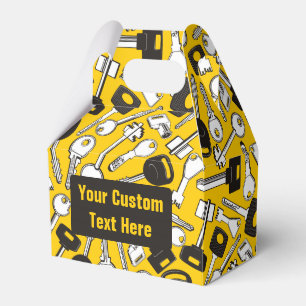 Set of Keys Background Favour Box