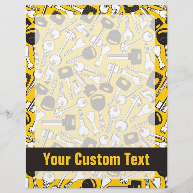 Set of Keys Background Flyer (Front)