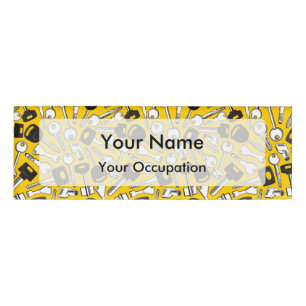 Set of Keys Background Name Tag