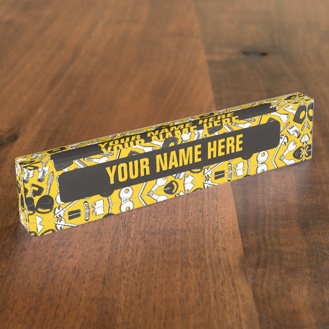 Set of Keys Background Nameplate (Side)