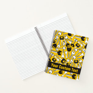 Set of Keys Background Notebook
