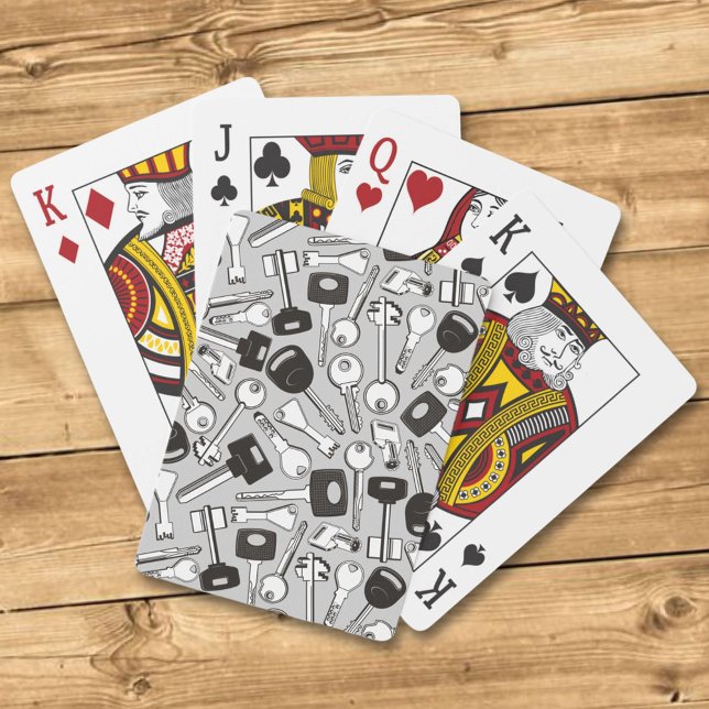 Set of Keys Background Playing Cards (Creator Uploaded)